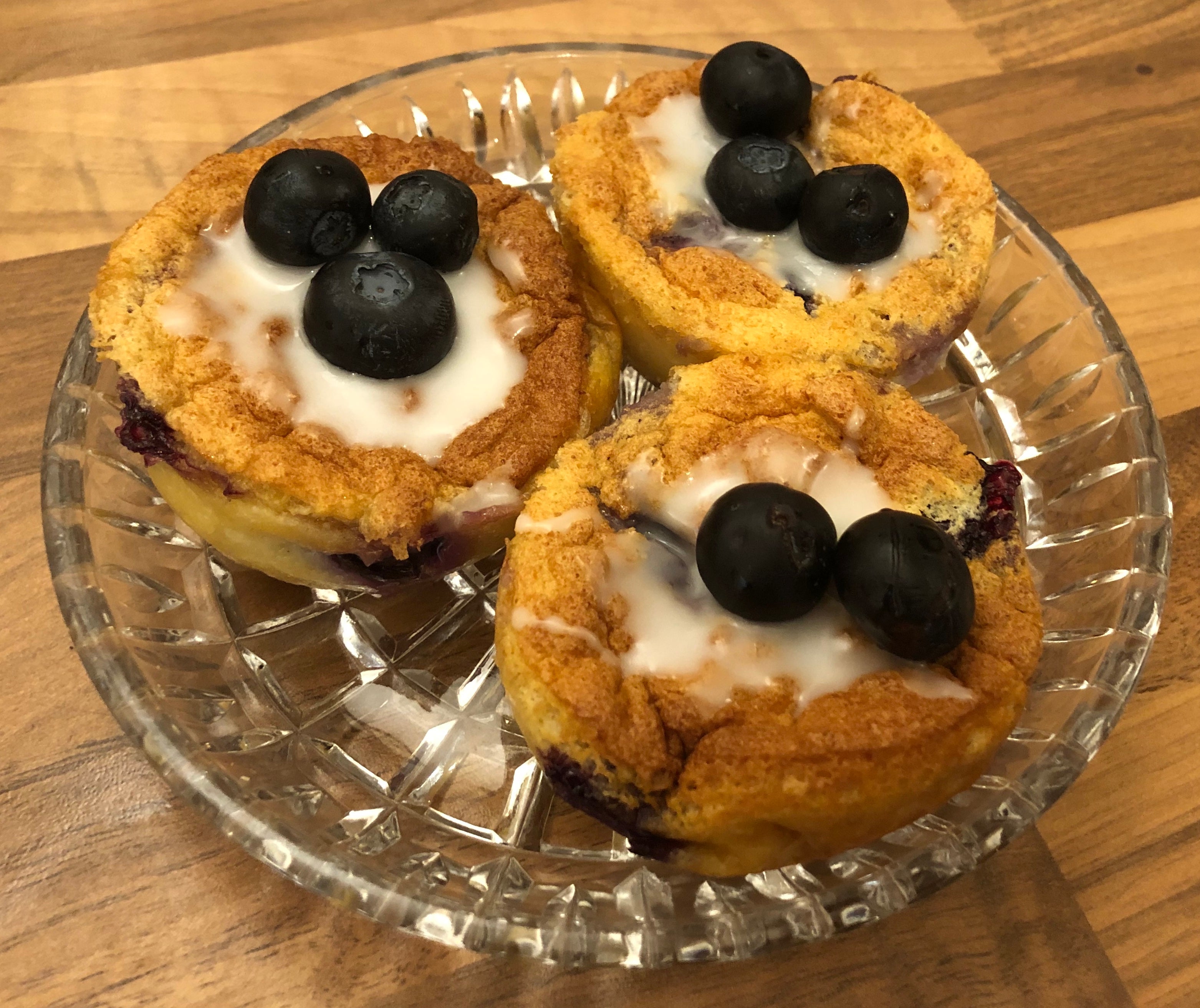 Cupcakes mit Heidelbeeren