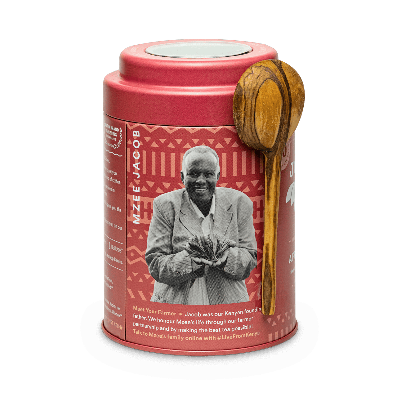 JusTea: African Chai - Dose & Löffel - schwarzer Tee